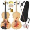 YOOCOZZ Professional 4/4 Full-Size Violin, Premium Sound Durable Lightweight, Complete Accessories - 3 of 4