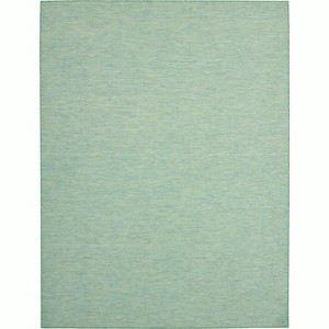 Nourison Positano Solid Indoor Outdoor Rug - 1 of 4