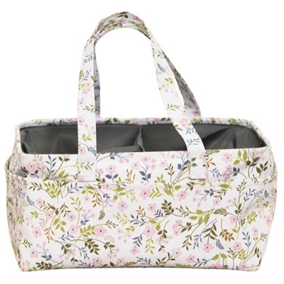Botanical Storage Tote Bag Caddy Polyester