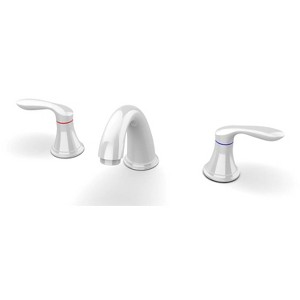 COZONY 3 Hole Bathroom Sink Faucet, Pop Up Drain with Hot Cold Water Lines - 1 of 1