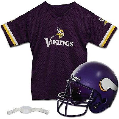 Nfl Minnesota Vikings Boys' Short Sleeve Jefferson Jersey : Target