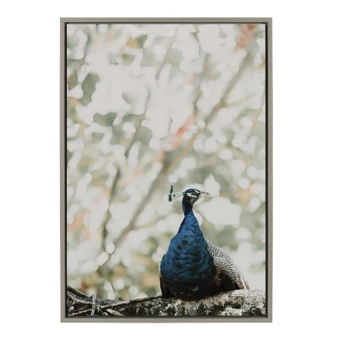 Peacock Prowess Unframed Wall Art - Yosemite Home Decor