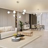 POWLIG 6-Light Vintage Nickel Linear Sputnik Chandelier Light, Bulbs not Included - 4 of 4