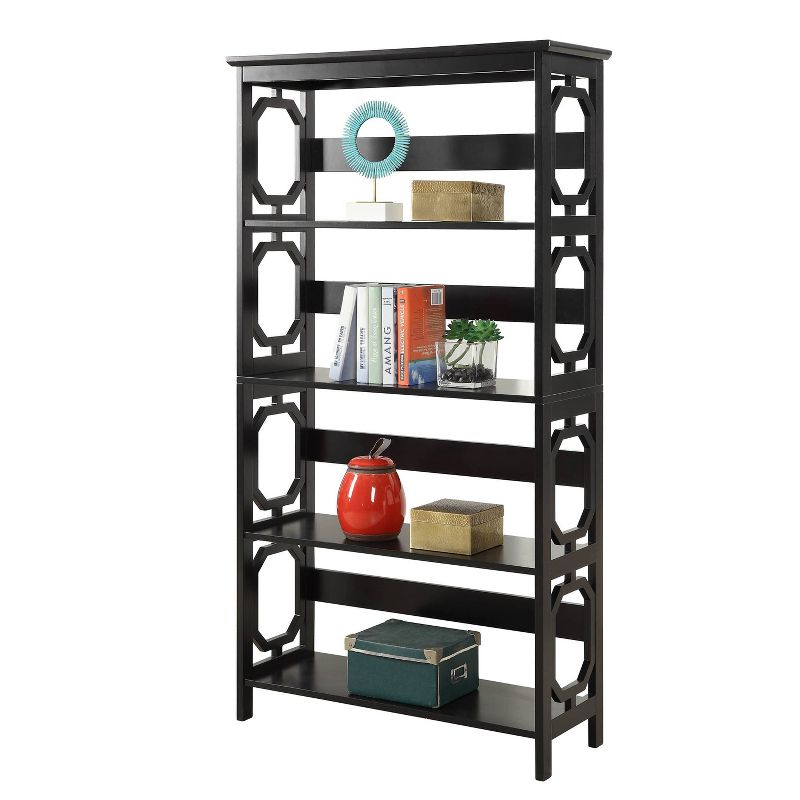 60" Omega 5 Tier Bookcase - Breighton Home, 4 of 6