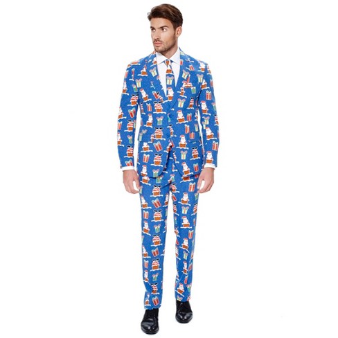 Opposuits Men's Suit - Fancy Fish - Blue - Size: Us 52 : Target