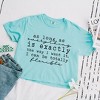Simply Sage Market Women's  I Can Be Flexible Short Sleeve Relaxed Fit Cropped Tee - 3 of 4