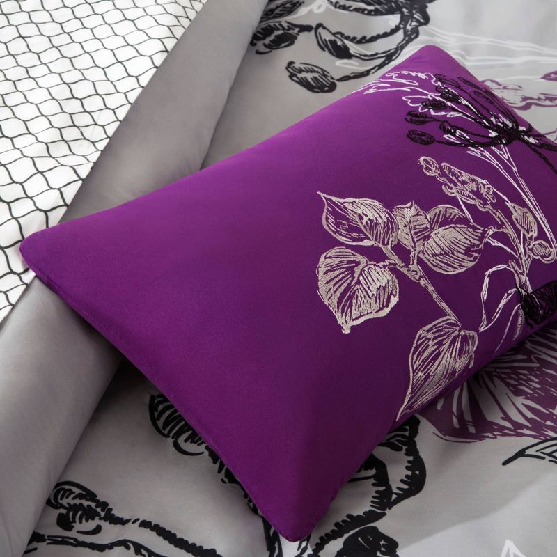 Kendall 9 Piece Comforter Set - Purple (Queen), 6 of 9