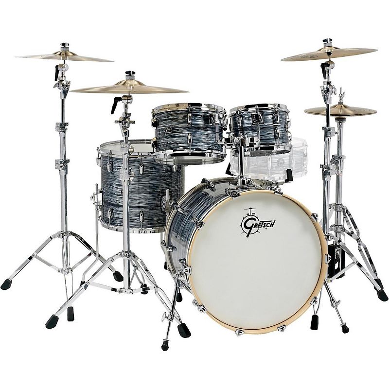 Gretsch Drums Renown 4-Piece Shell Pack Silver Oyster Pearl, 1 of 7