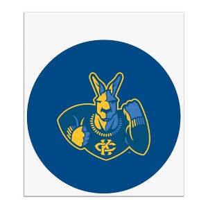 University of Missouri  Kansas City Primary Logo Automotive Car Window Locker Circle Bumper Sticker - 1 of 4