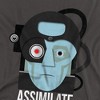 Boys' Star Trek Assismilate Or Die T-Shirt Charcoal X Small - 3 of 4