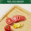 Large 30.1*20*0.8" Bamboo Cutting Board, Double-sided, Suitable for Cutting Vegetables and Meat, the Spacious Surface Provides You with Ample Space - 3 of 4