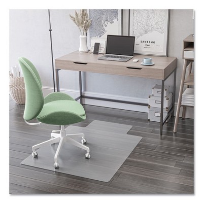 deflecto Antimicrobial Chair Mat, Rectangular, 48 x 36, Clear