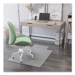 deflecto Antimicrobial Chair Mat, Rectangular, 48 x 36, Clear - 1 of 4