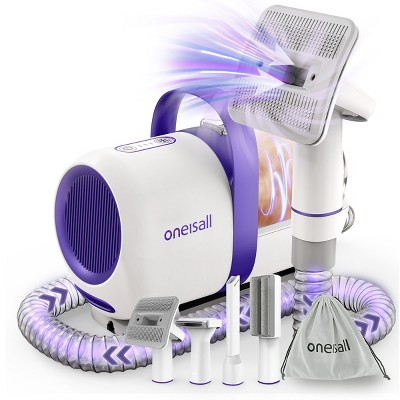 Oneisall LM5 Low-Noise Dog Grooming Vacuum - 12KPa Pet Hair & Home Cleaning Kit