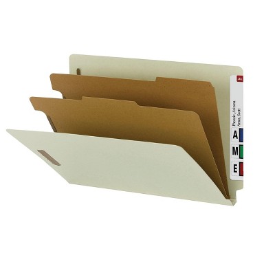 Smead End Tab Pressboard Classification Folders 29802