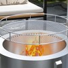 CAVINAS Table Top Firepit with Poker Outdoor Fire Pit Durable Tabletop Fire Pit for Outdoor Grilling and Travel - 4 of 4