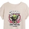 Women's - Star Wars - Valentine Yoda One For Me Oversized Graphic T-Shirt - 2 of 4
