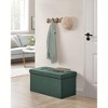 SONGMICS 30" Storage Ottoman Bench Ottoman with Storage Footstool Hold up to 660 lb for Bedroom Living Room - 3 of 4