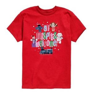 Boys' - Rudolph - All Misfits Welcome Short Sleeve Graphic T-Shirt - 1 of 3