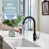 WOWOW Single-Handle Pull-Down Sprayer Kitchen Faucet with Deckplate - 2 of 4