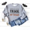 Simply Sage Market Women's Graphic Sweatshirt Trick or Treat Stacked - 3 of 4