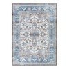 4x6 FT Area Rug, Washable Rug Vintage Rug Floral Floor Cover Print Distressed Carpet, Faux Wool Mat Foldable Accent Rug for Living Room Bedroom - 2 of 4