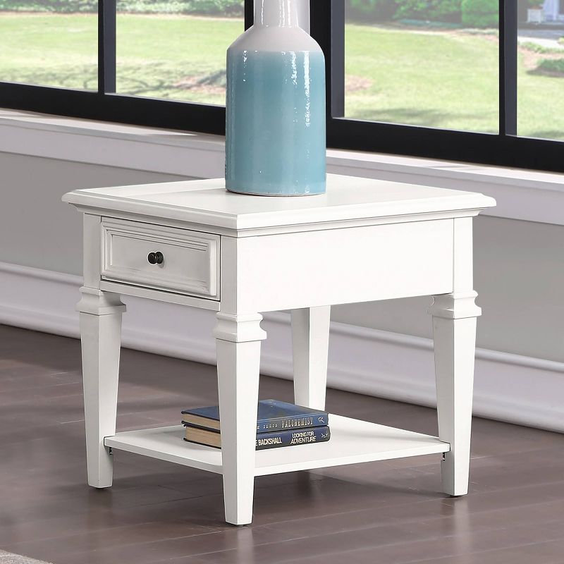Charlestown End Table White - Steve Silver Co., 5 of 9