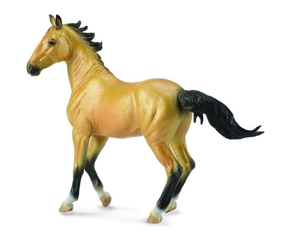 Breyer CollectA 1/18 Model Horse - Akhal-Teke Mare Buckskin