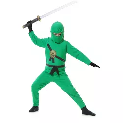 Charades Boy's Green Ninja Avenger Series I Costume