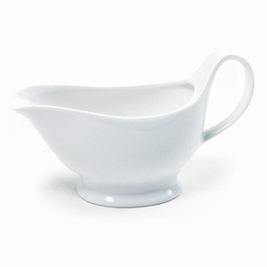 Norpro Porcelain Gravy Boat, 16 Ounce, White - 1 of 2