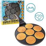 Cucina Pro Emoji Friends Mini Pancake Pan - Make 7 Unique Flapjacks - Nonstick Griddle for Breakfast Magic & Easy Cleanup