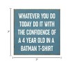 Slickblue Inspirational Wood Wall Sign 7x7 – Funny Motivational Quote for Office, Bedroom or Entryway, Color Options - 3 of 3