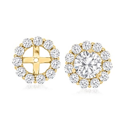 Ross-Simons 1.50 ct. t.w. Diamond Earring Jackets in 14kt Yellow Gold