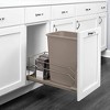 Rev-A-Shelf 53WC Single Pull-Out Under Mount Kitchen Waste Container Trash Cans with Soft-Close Slides - 2 of 4