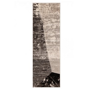 Modern Geometric Shapes Contemporary Indoor Runner or Area Rug by Blue Nile Mills - 1 of 4