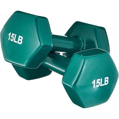 Vinyl Coated Dumbbell Set, Hand Weights for Home Gym, Strength Training & Fitness