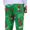 Scooby-Doo Pajamas Men's Santa I Can Explain Fleece Lounge PJ Pants - 4 of 4