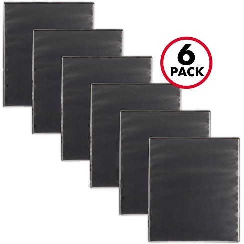6pk 1 D Ring Binder Black - Up & Up™ : Target