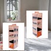 Unique Bargains 2-Shelf Closet Hanging Organizer with Magic Tapes - 3 of 4