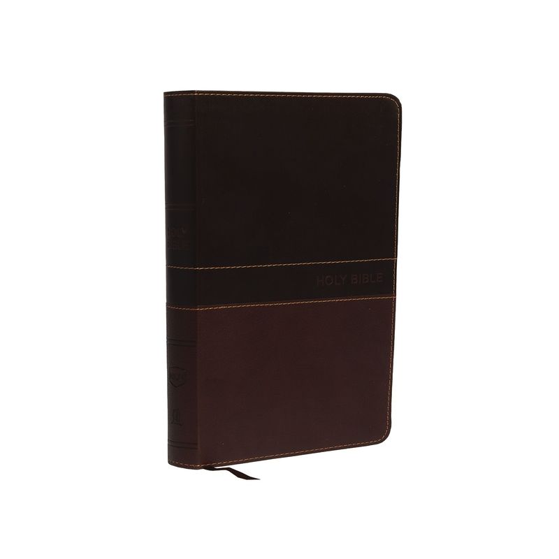 NKJV, Deluxe Gift Bible, Imitation Leather, Tan, Red Letter Edition - by  Thomas Nelson (Leather Bound), 1 of 2