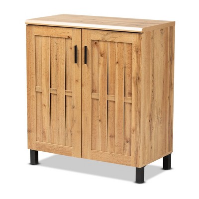 Two-Door Wood Storage Cabinet