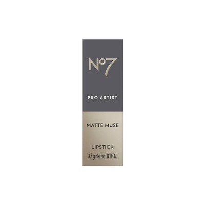 No7 Pro Artist Matte Lipstick - 0.11oz