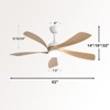 Sofucor 52'' Ceiling Fan with Light and Remote Control for Indoor/Outdoor - 2 of 4