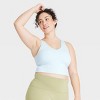 Women's Light Support V-Neck Crop Sports Bra - All In Motion™ - image 3 of 4