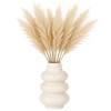 Dolomite Stacked Vase Contemporary Abstract Stacked Sphere Cotton - 2 of 4