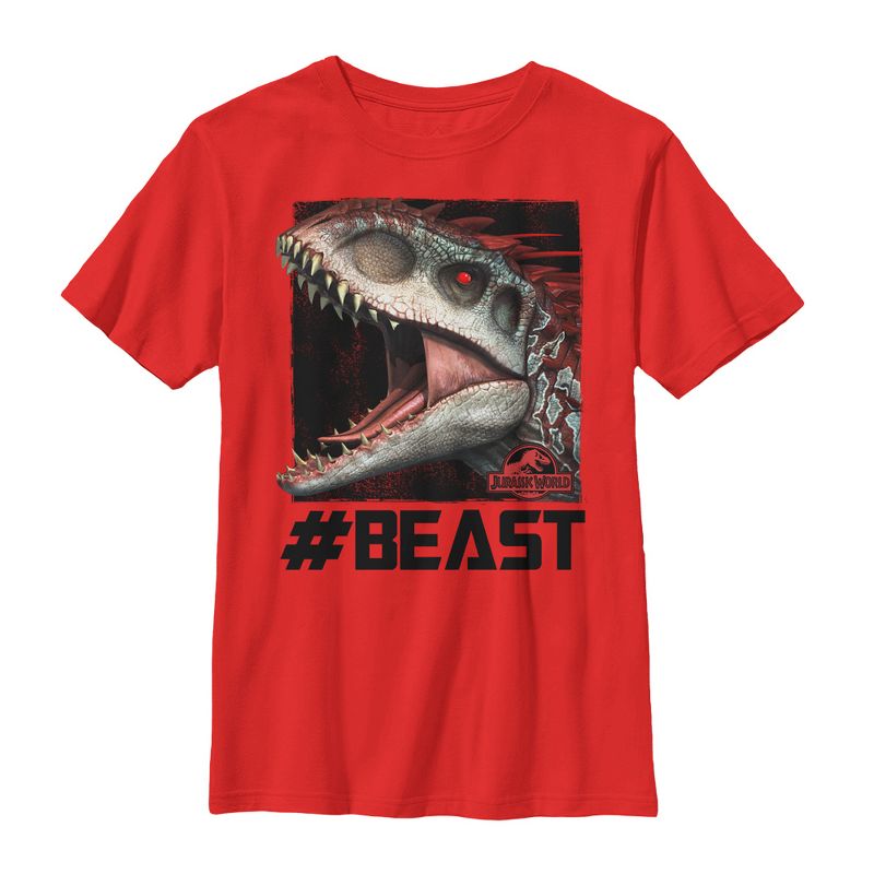 Boy's Jurassic World Indominus Rex Beast T-Shirt, 1 of 4