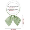 Elerevyo Women's Adjustable Satin Classic Bow Tie - 2 of 4