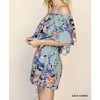 Women's Floral Off Shoulder Romper - umgee - 2 of 4
