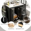 NicBex 36" Bathroom Vanity Cabinet with Ceramic Sink Combo,Chic&Stylish Bathroom Cabinet with Large Storage,Freestanding Vanity Combo Set - 3 of 4