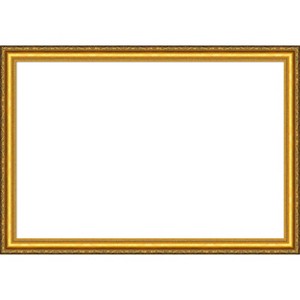 Amanti Art Colonial Embossed Gold Framed Dry Erase Magnetic Board - 1 of 4